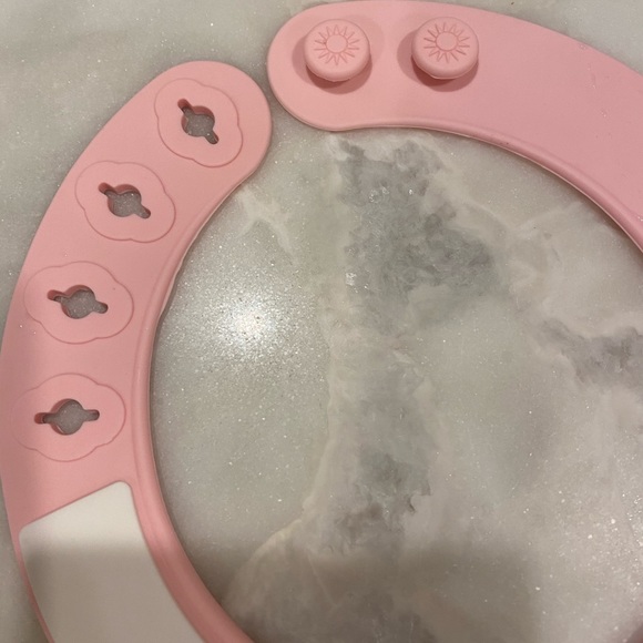 Flamingo baby bib - Picture 3 of 4